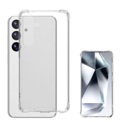 4smarts Hard Cover Ibiza - хибриден удароустойчив кейс за Samsung Galaxy S24 (прозрачен)