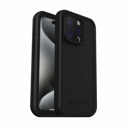 Otterbox Fre MagSafe Case - ударо и водоустойчив кейс с MagSafe за iPhone 15 Pro (черен)