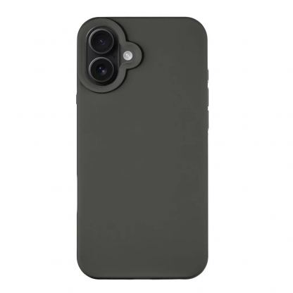 Силиконов калъф с MagSafe за iPhone 16 Plus - Tactical MagForce Velvet Smoothie Cover (тъмносив)