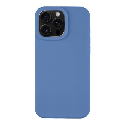 Силиконов калъф с MagSafe за iPhone 16 Pro Max - Tactical MagForce Velvet Smoothie Cover (син)