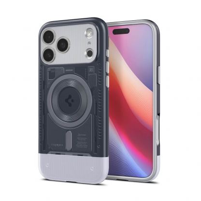 Хибриден удароустойчив кейс с висока степен на защита с MagSafe за iPhone 17 Pro - Spigen Classic C1 MagSafe Case (черен)