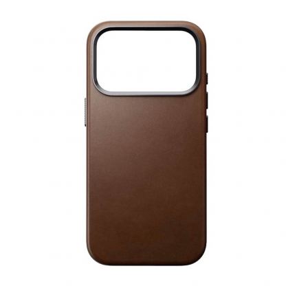 Кожен (естествена кожа) кейс с MagSafe за iPhone 17 Pro - Nomad Traditional Leather MagSafe Case (кафяв)