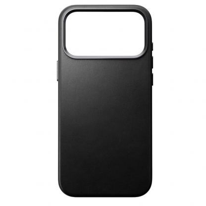 Кожен (естествена кожа) кейс с MagSafe за iPhone 17 Pro Max - Nomad Traditional Leather MagSafe Case (черен)