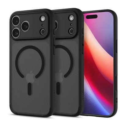 Хибриден кейс с висока степен на защита с MagSafe за iPhone 17 Pro - Spigen Ultra Hybrid MagSafe Case (черен-матиран)
