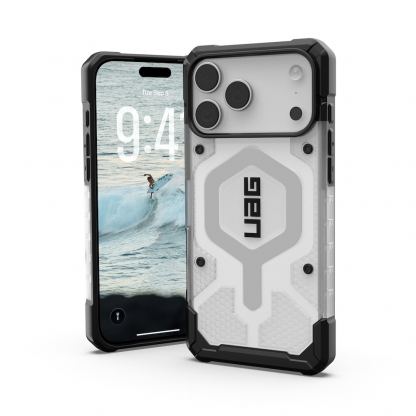Удароустойчив хибриден кейс с MagSafe за iPhone 17 Pro Max - Urban Armor Gear Pathfinder Clear MagSafe Case (прозрачен)