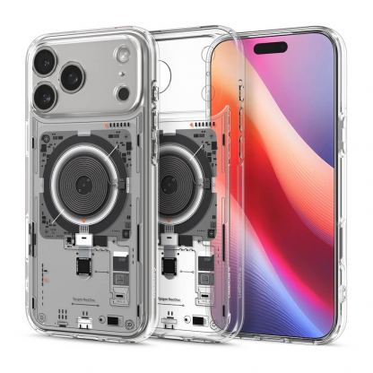 Хибриден кейс с висока степен на защита с MagSafe за iPhone 17 Pro  - Spigen Ultra Hybrid MagSafe Neo One Case (прозрачен)