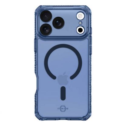 Удароустойчив хибриден кейс за iPhone 17 Pro Max (син-прозрачен) - ItSkins Hybrid R Vapor Magsafe  Case (bulk)