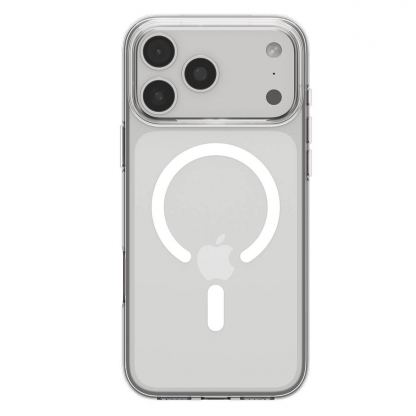 Тънък силиконов (TPU) калъф с MagSafe за iPhone 17 Pro Max - Spigen Liquid Crystal MagSafe Case (прозрачен-бял) 