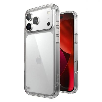 Удароустойчив хибриден кейс за iPhone 17 Pro Max - Speck Presidio Perfect Clear Case (прозрачен)