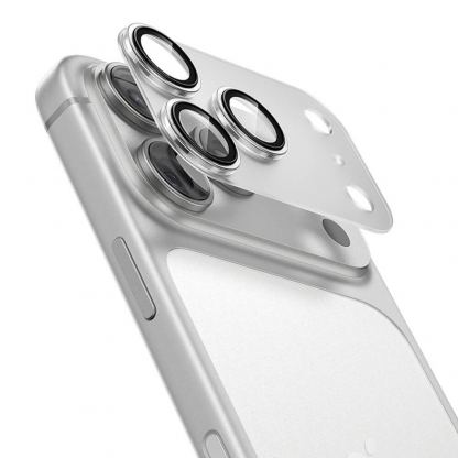 Предпазни стъклени лещи с цяла плочка за камерата на iPhone 17 Pro - Benks Air Shield Matte Lens Protector Tempered Glass (прозрачен-мат)