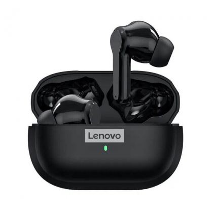 Безжични блутут слушалки със зареждащ кейс - Lenovo LP1S ANC TWS Earphones (черен)