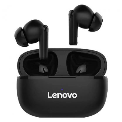 Безжични блутут слушалки със зареждащ кейс - Lenovo HT05 TWS Earphones (черен)