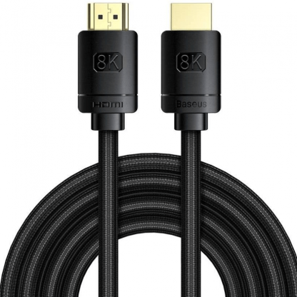 Високоскоростен 8K HDMI към HDMI кабел (200 см) (черен)  - Baseus High Definition Series HDMI 2.1, 8K 60Hz Cable