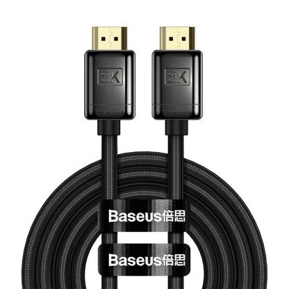 Високоскоростен 8K HDMI към HDMI кабел (200 см) - Baseus High Definition Series HDMI 2.1, 8K 60Hz Cable (черен)