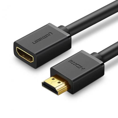Удължителен HDMI кабел (50 см) - Ugreen 4K HDMI Female to HDMI Male Extension Cable (черен)