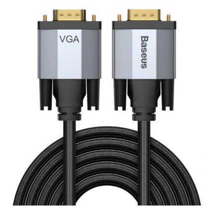 VGA към VGA кабел (300 см) - Baseus Enjoyment Series VGA Male To VGA Male Cable (CAKSX-V0G) (черен)
