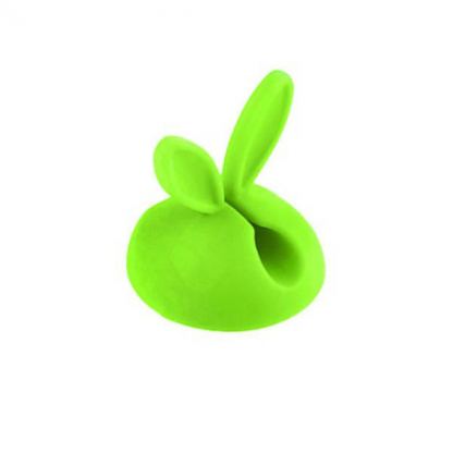Органайзер за кабели 1 брой - Rabbit Cable Organizer (зелен)