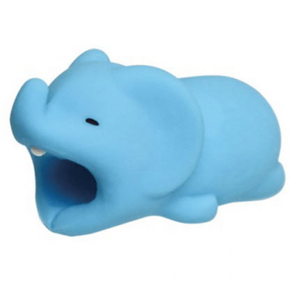 Артистичен аксесоар, предпазващ вашия Lightning кабел - Cable Bite Protection (слон)