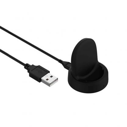 Кабел за Samsung Galaxy Watch (100 см) - Tactical USB Charging Cable (черен)