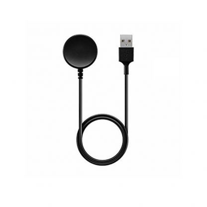 Кабел за Samsung Galaxy Watch (100 см) - Tactical USB Charging Cable (черен)