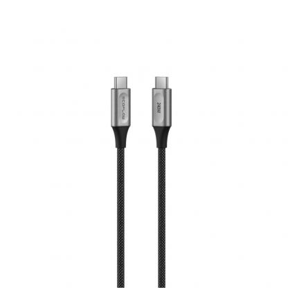 Кабел с бързо зареждане за устройства с USB-C порт - EcoFlow Rapid Pro USB-C to USB-C Data Cable 240W (180 см) (черен) 