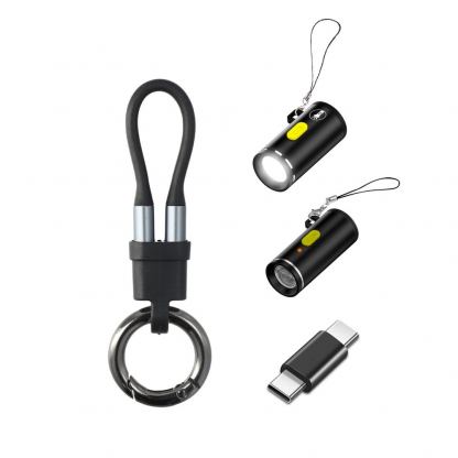 Комплект USB-C към USB-C кабел и 3 броя различни адаптери - 4smarts Explorer Adapter Set (черен) (4 броя)