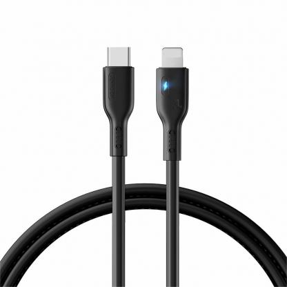 USB-C към Lightning кабел за Apple устройства с Lightning порт (200 см) - Joyroom USB-C to Lightning Cable PD 20W (черен) 