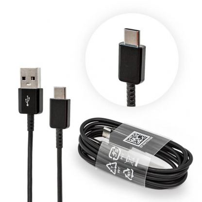 Кабел за устройства с USB-C порт (150 см) - Samsung USB-A to USB-C Data Cable EP-DW720CBE (черен) (bulk) 