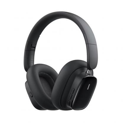 Безжични блутут слушалки с активна изолация на околния шум - Baseus Bowie H1i Bluetooth Active Noise Cancelling Headphones (черен)