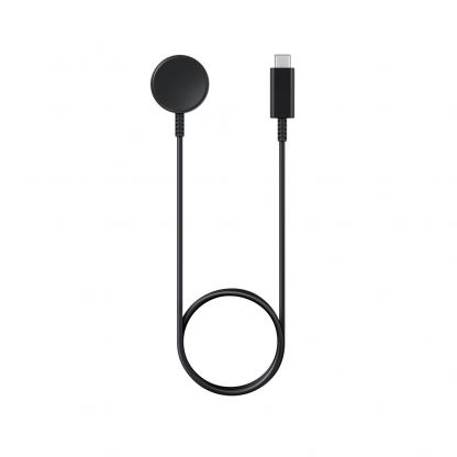 Оригинален магнитен кабел за зареждане на Samsung Galaxy Watch - Samsung Galaxy Watch Fast Wireless Charging Cable EP-OL300BBEGWW (черен) (retail опаковка)