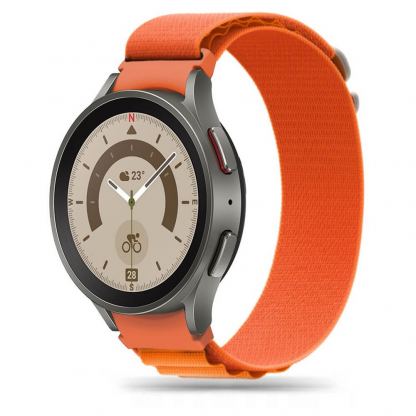 Текстилна каишка за Samsung Galaxy Watch, Huawei Watch, Xiaomi, Garmin и други часовници с 20мм захват - Tech-Protect Nylon Pro Band 20mm (оранжев)