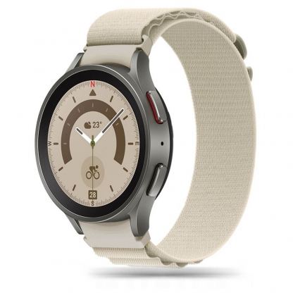 Текстилна каишка за Samsung Galaxy Watch, Huawei Watch, Xiaomi, Garmin и други часовници с 20мм захват - Tech-Protect Nylon Pro Band 20mm (бежов)