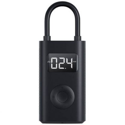 Компресор за автомобилни гуми с вградена 2000 mAh батерия - Xiaomi Portable Electric Air Compressor 1S (черен)