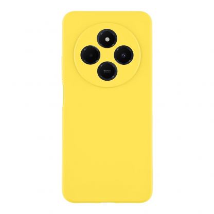 Силиконов калъф за Xiaomi Redmi 14C, Xiaomi Redmi A4 5G, Poco C75 - Tactical Velvet Smoothie Cover (жълт)