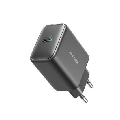 Захранване за ел. мрежа с USB-C изход с технология за бързо зареждане - Joyroom GaN Ultra Fast Wall Charger 45W (черен)