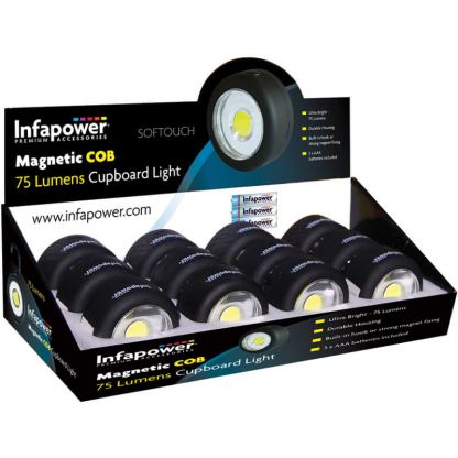 Infapower Magnetic COB Cupboard Light - магнитна лампа за закрепяне към различни повърхности
