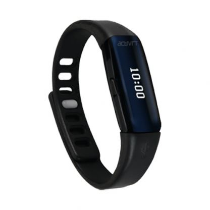 Terraillon Activi-T Band - умна гривна, следяща дневната и нощната ви активност за iOS устройства (черен)