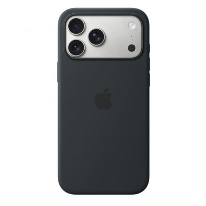 Оригинален силиконов кейс с MagSafe за iPhone 17 Pro Max - Apple iPhone Silicone Case with MagSafe (черен)
