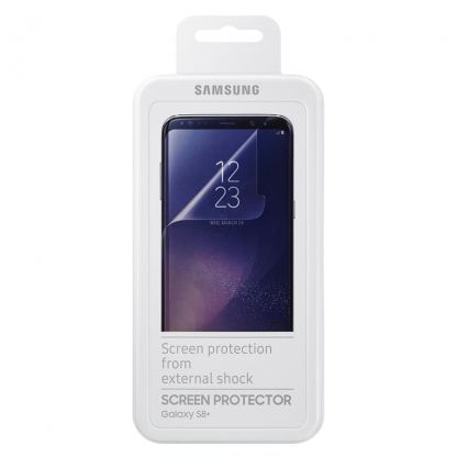 Samsung Screen Protector ET-FG955CTEGWW - два брой оригинално защитно покритие (обхващащо и извития дисплей) за Samsung Galaxy S8 Plus (bulk)