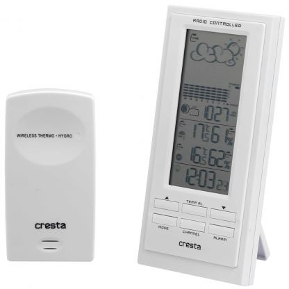 Cresta Weather Station BAR500 - метеорологична станция за дома и навън с измерване на температура, влажност и атмосферно налягане