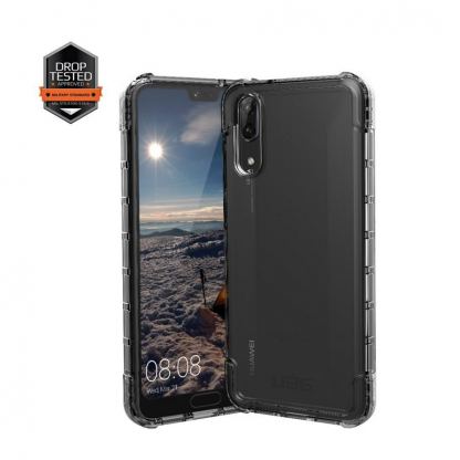 Urban Armor Gear Plyo Case - удароустойчив хибриден кейс за Huawei P20 (прозрачен)