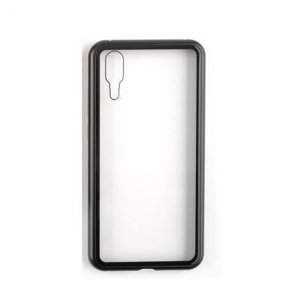 4smarts Magnet Cover ALO-X - алуминиев магнитен кейс за Huawei P20 (черен) 