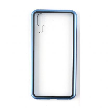 4smarts Magnet Cover ALO-X - алуминиев магнитен кейс за Huawei P20 (син) 