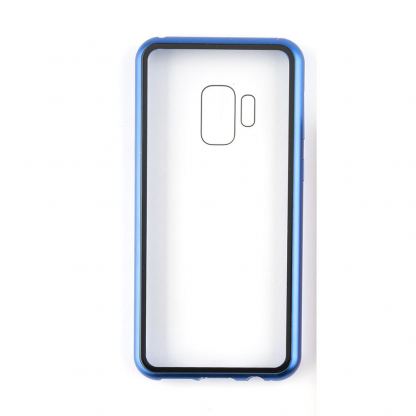 4smarts Magnet Cover ALO-X - алуминиев магнитен кейс за Samsung Galaxy S9 (син) 
