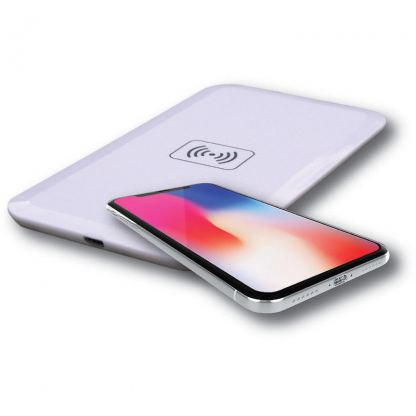 Infapower Wireless Charger - поставка (пад) за безжично захранване за QI съвместими устройства (бял)