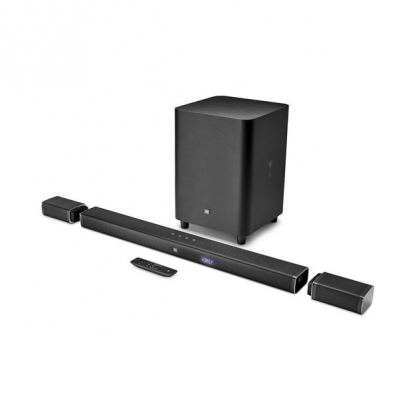 JBL Bar 5.1 Channel 4K Ultra HD Soundbar with True Wireless Surround Speakers - 4K Ultra HD саундбар с безжичен субуфер и спийкъри (черен)