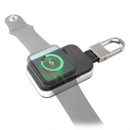 4smarts Inductive Power Bank 950 mAh - компактна преносима външна батерия за зареждане на Apple Watch (черен)