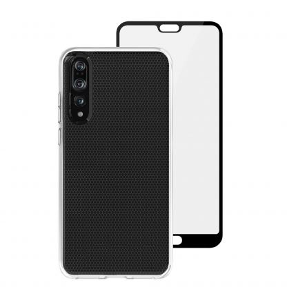 Skech Matrix SE Case + Glass Screen Protector SK18-BD-MTX - удароустойчив TPU калъф и стъклено покритие за Huawei P20 Pro (прозрачен)