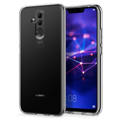 Spigen Liquid Crystal Case - тънък силикнов (TPU) калъф за Huawei Mate 20 Lite (прозрачен) 