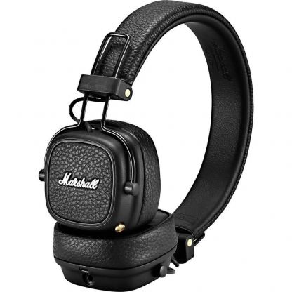 Marshall Major III Bluetooth - безжични слушалки с микрофон за смартфони и мобилни устройства (черен)